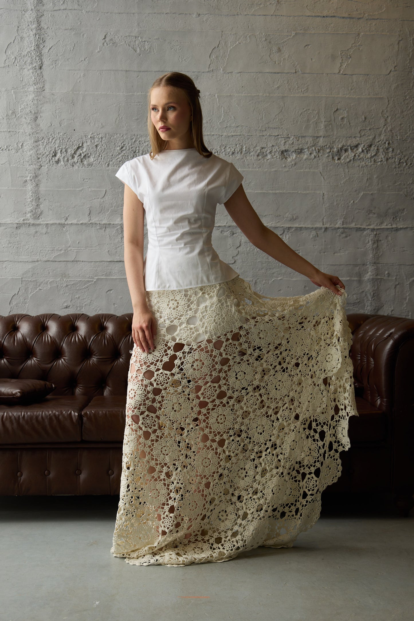 Aura Crochet Skirt